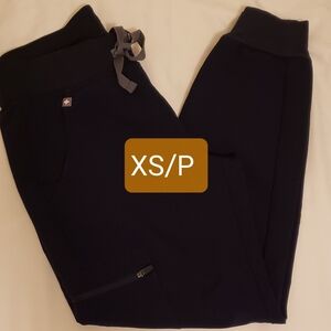 Used figs jogger scrub pants, XS/P, Navy blue, In  good condition